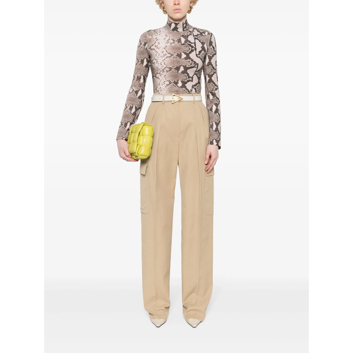 pleat-detail trousers - Img 2
