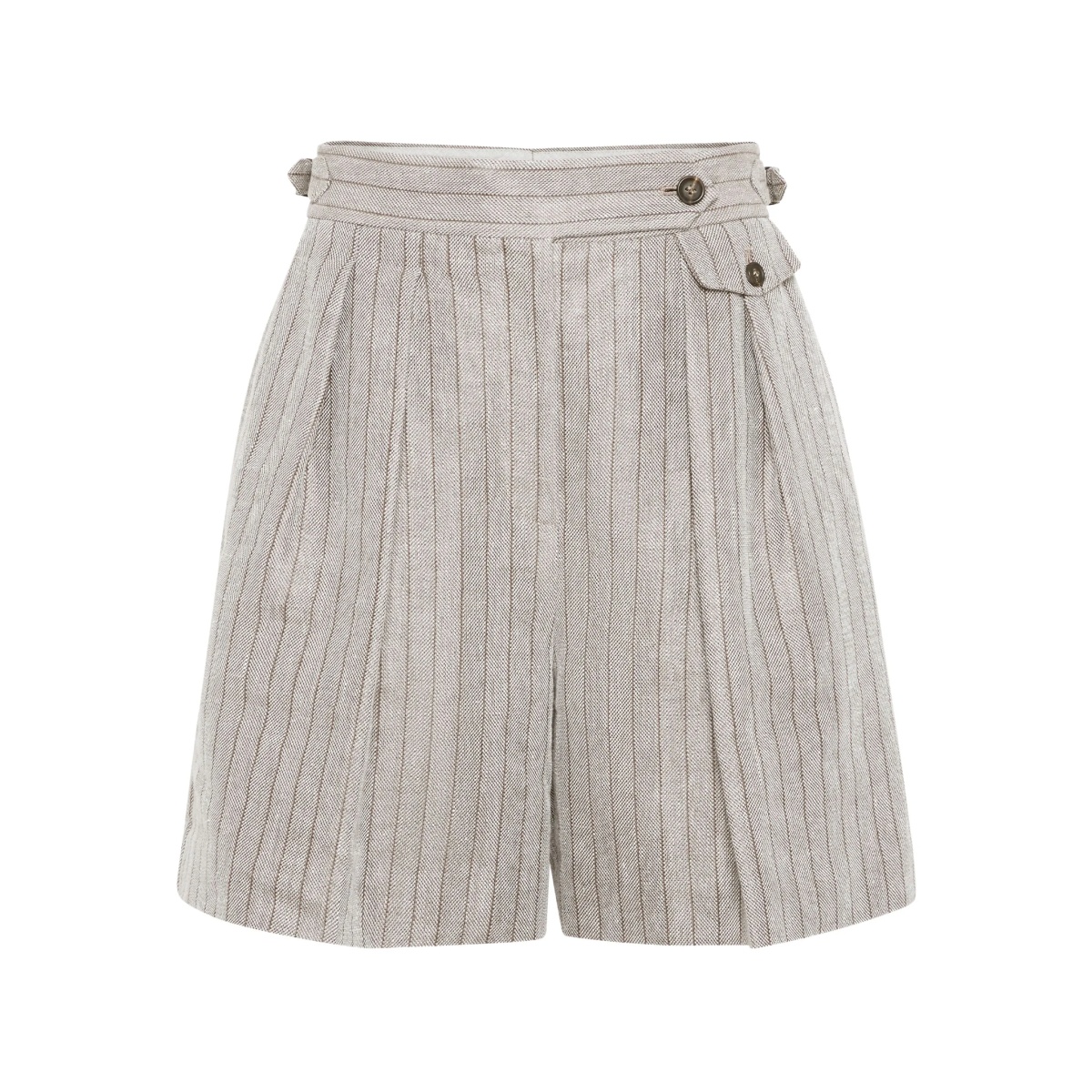 pleat-detailing shorts