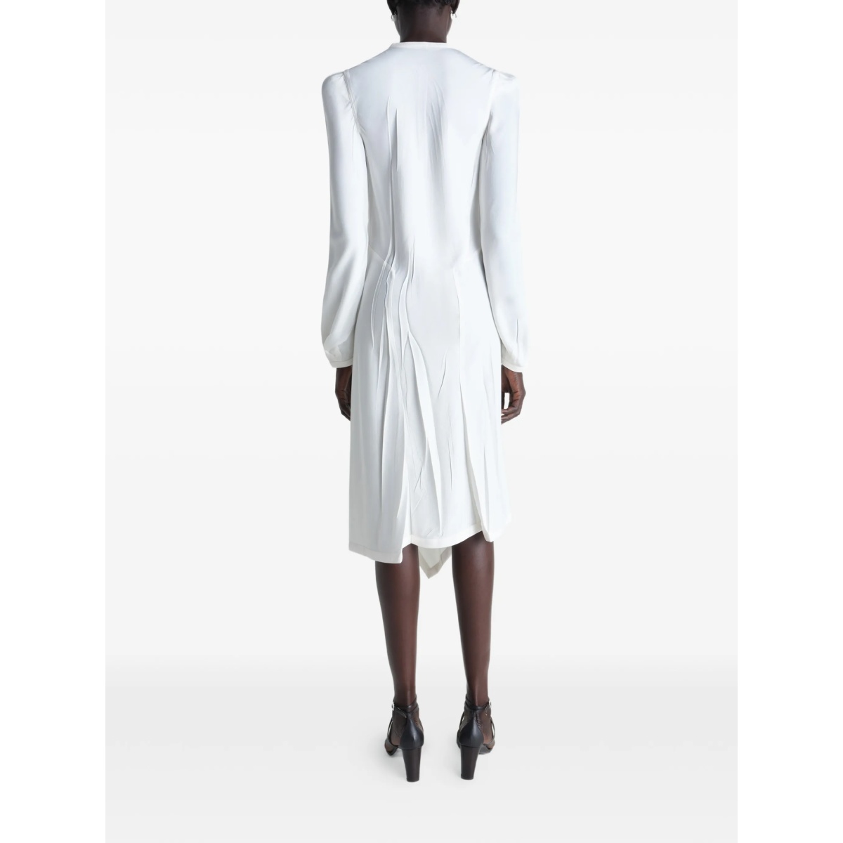 pleated bias dress - Img 4
