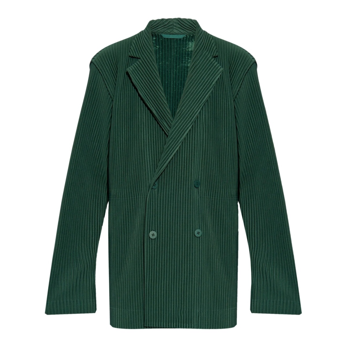pleated long sleeves blazer