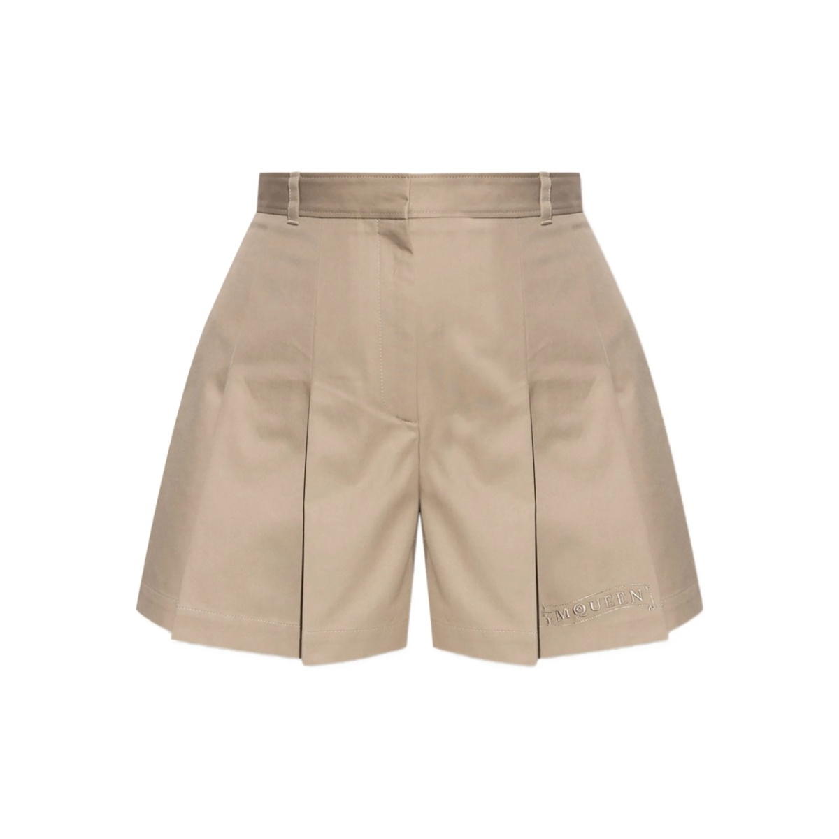 pleated shorts