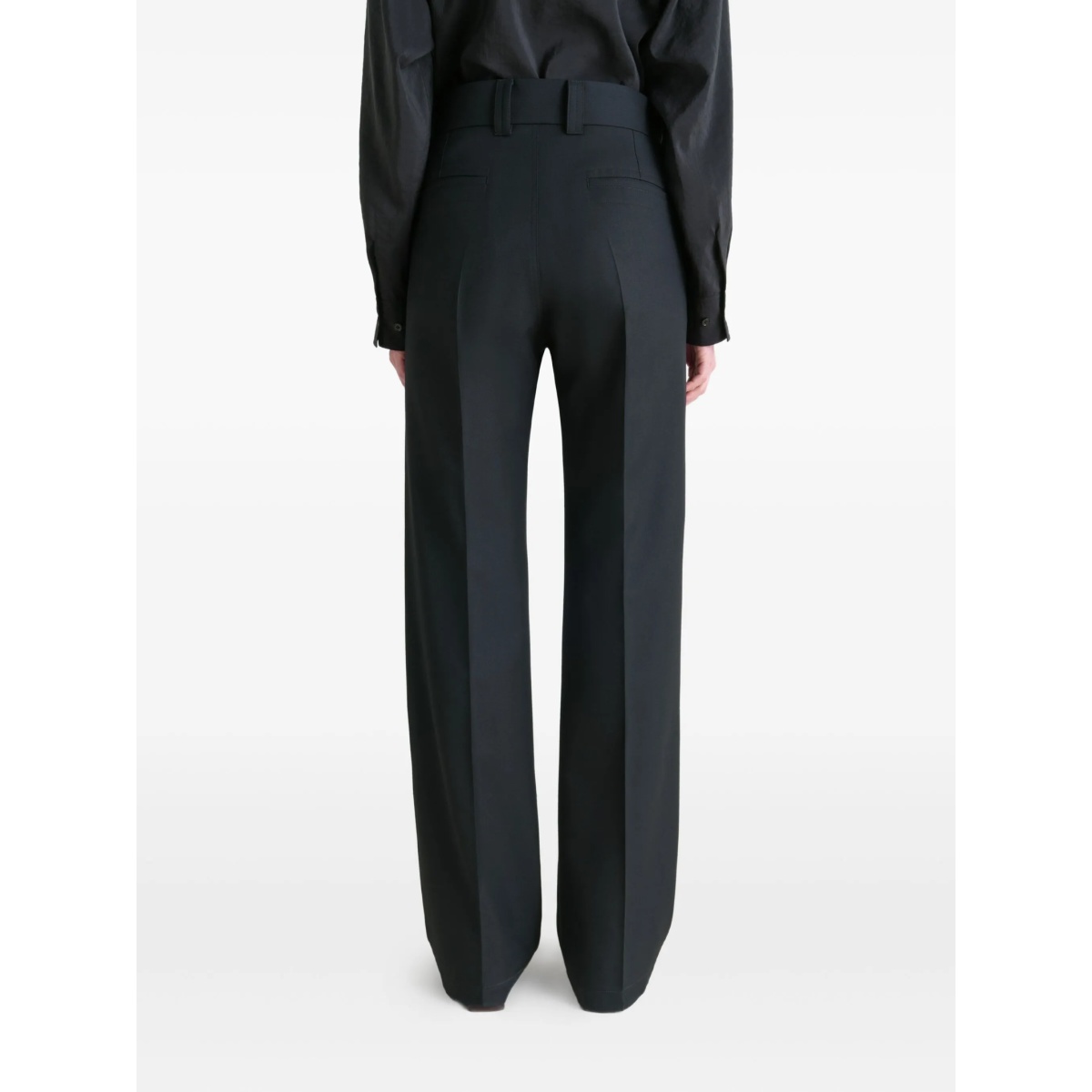 pleated straight trousers - Img 5