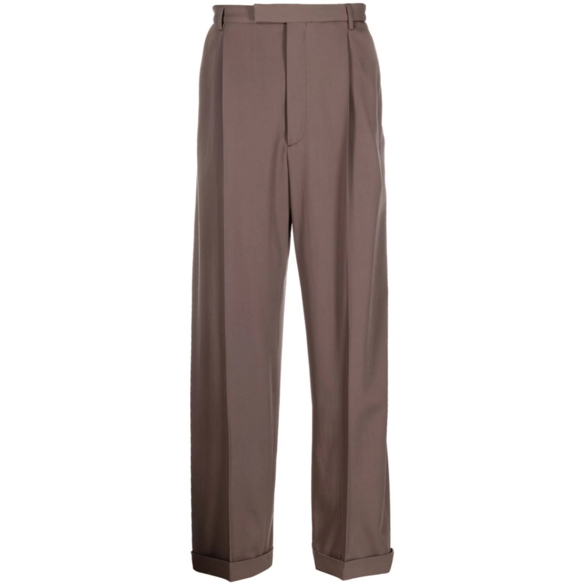 pleated wool trousers