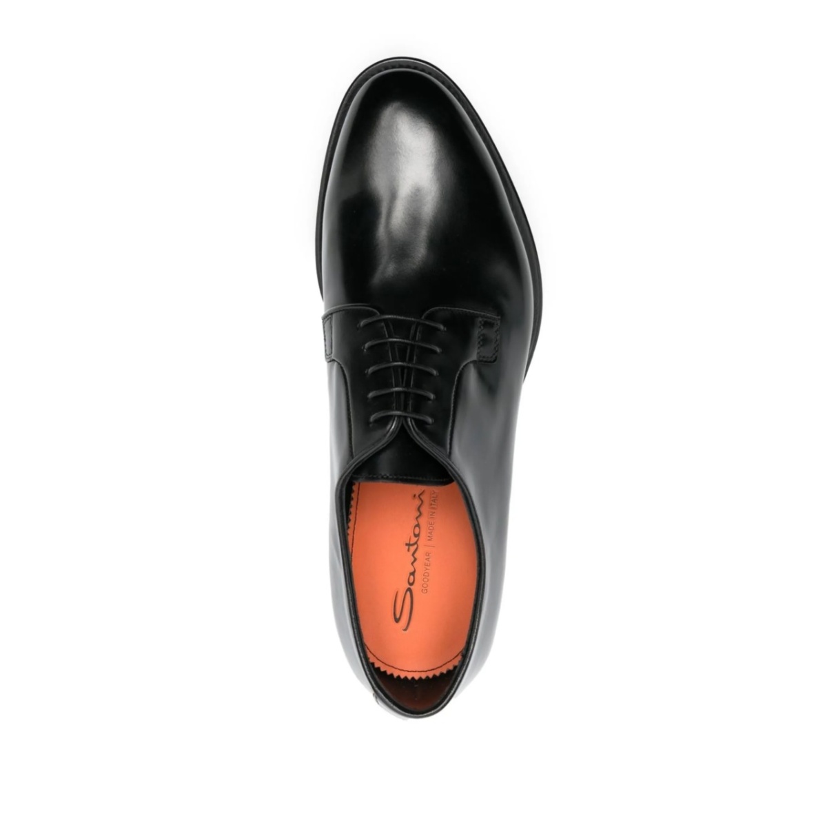 polished-leather Derby shoes - Img 4