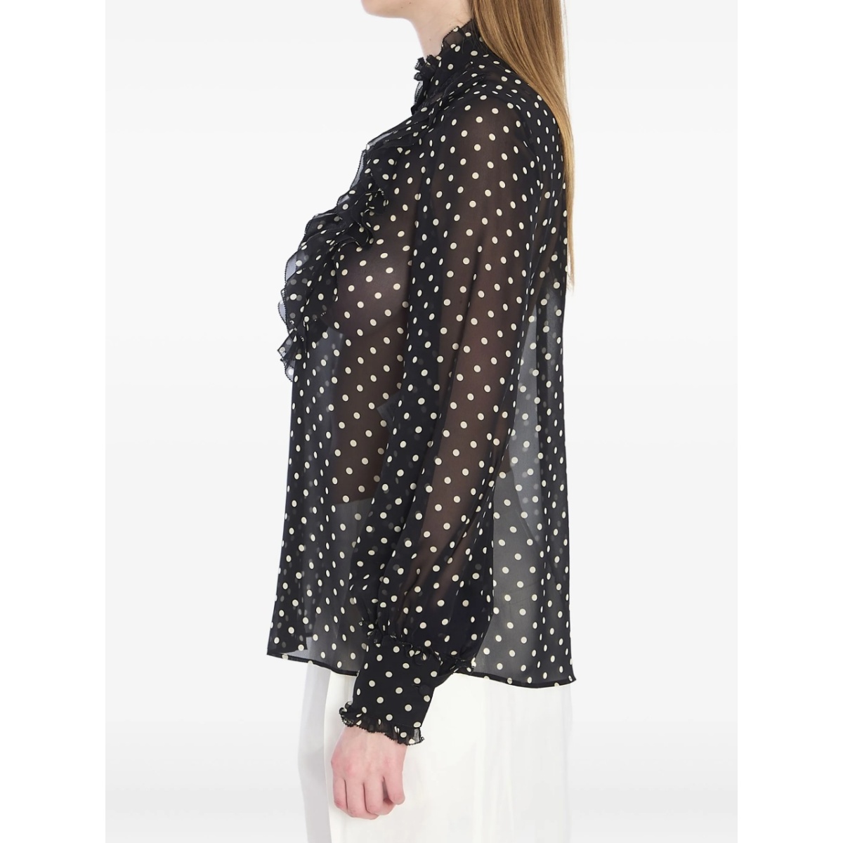 polka dot-print shirt - Img 2