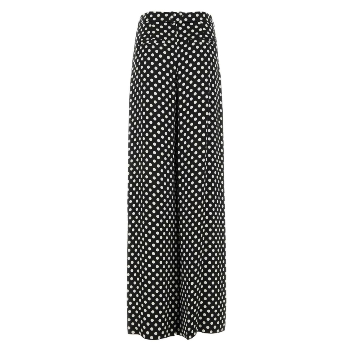 polka-dot tailored silk trousers - Img 2