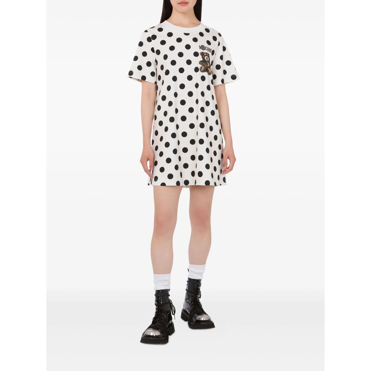 polka-dot teddy mini day dress - Img 2