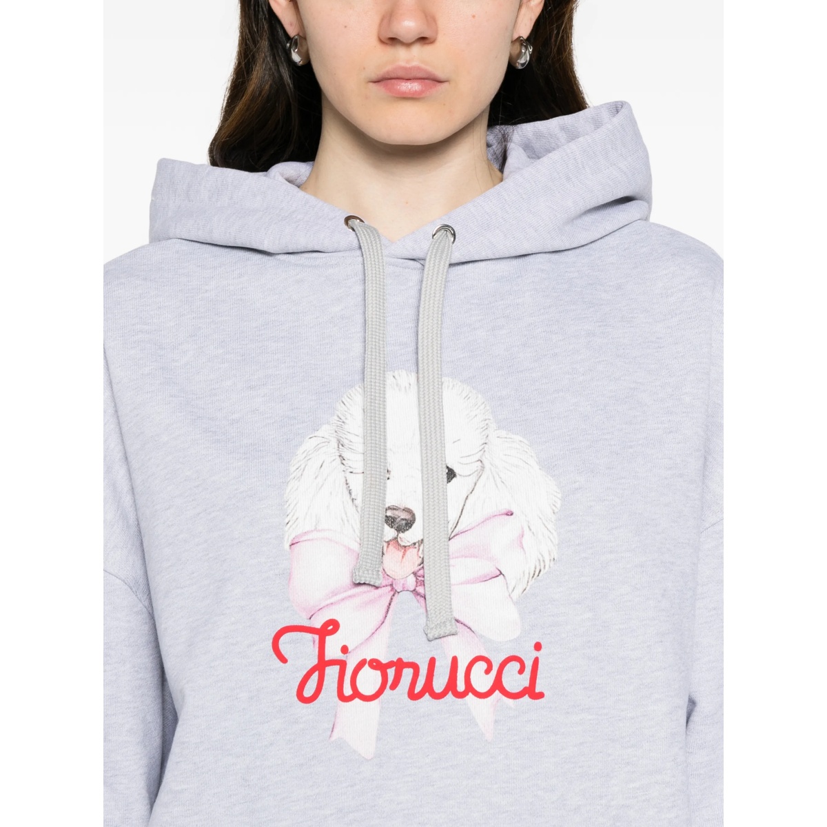 poodle-print hoodie - Img 5