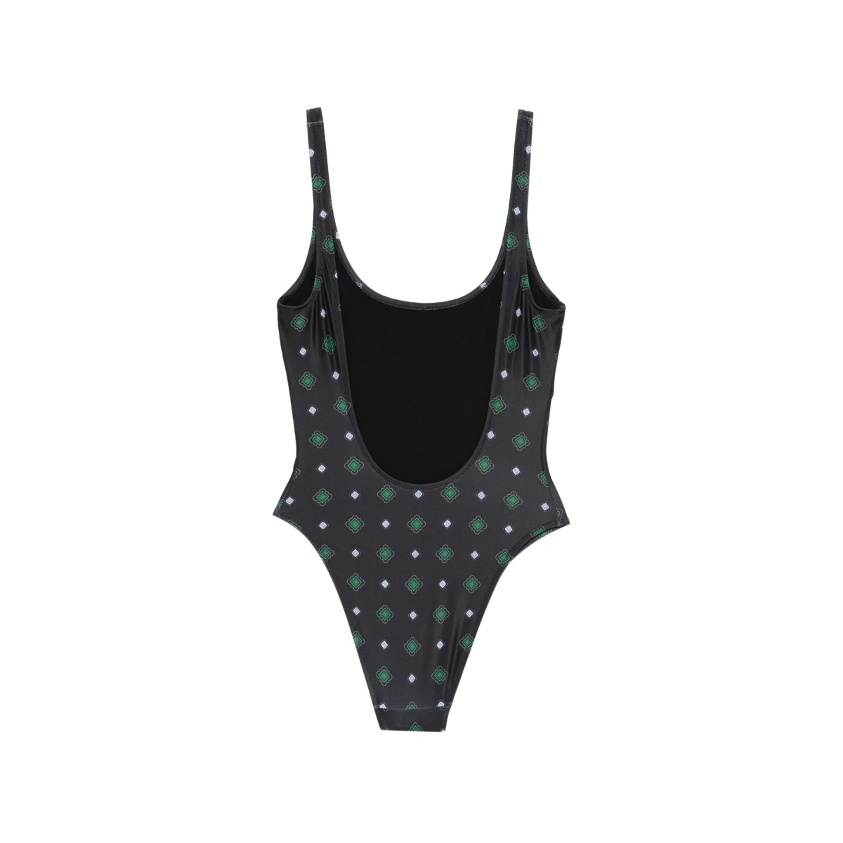 print-detail swimsuit - Img 2
