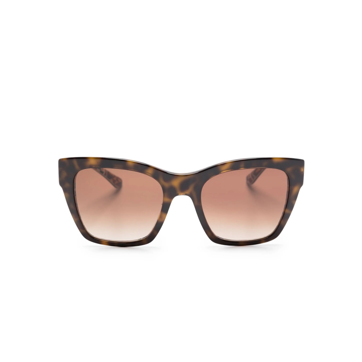 Print square-frame gradient sunglasses