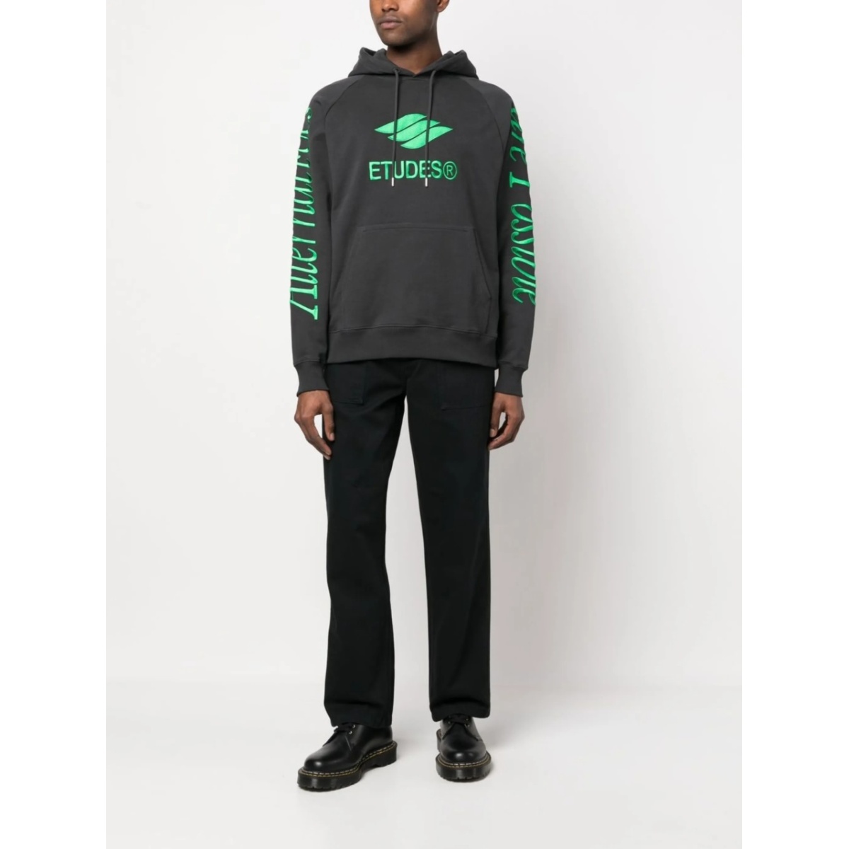 Racing Eco logo-embroidered hoodie - Img 2