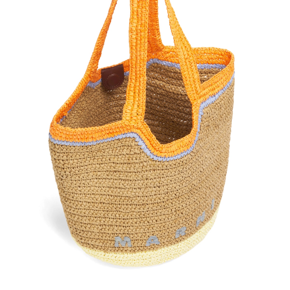 raffia logo shoulder bag - Img 4