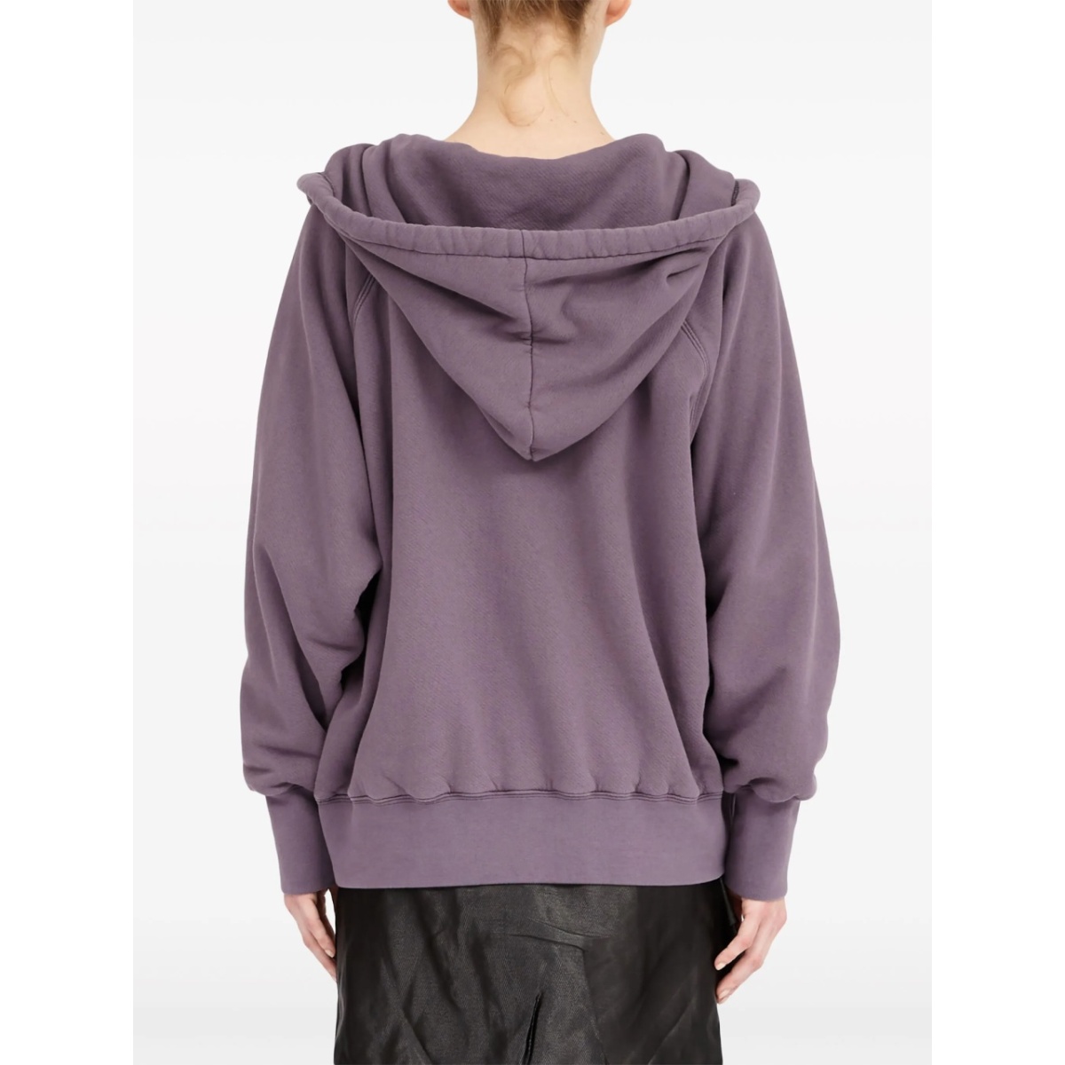 reverse-logo cotton hoodie - Img 3