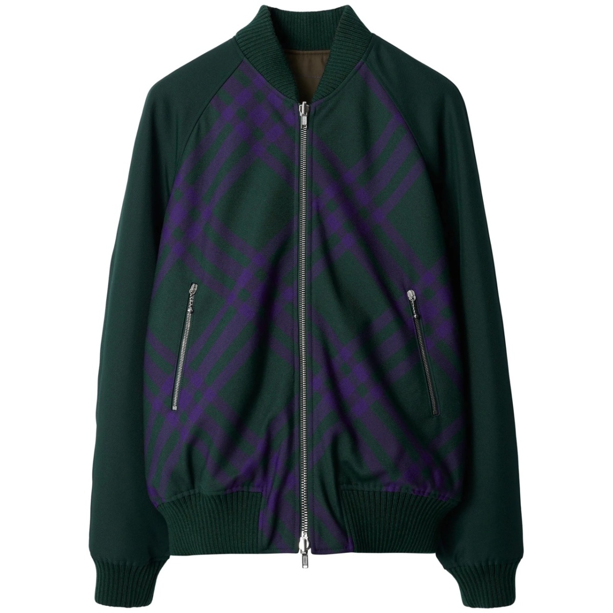 reversible bomber jacket