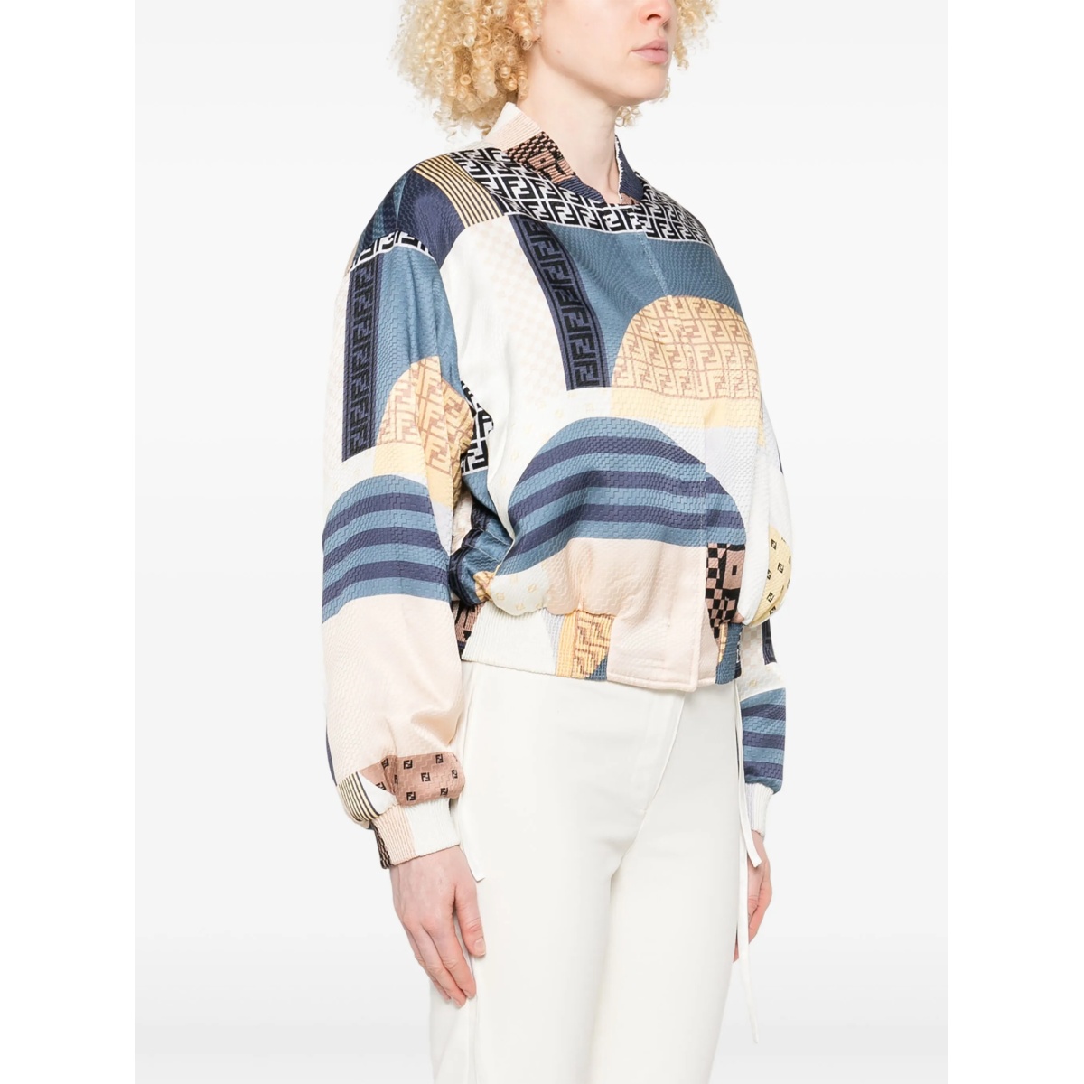reversible cropped bomber jacket - Img 3