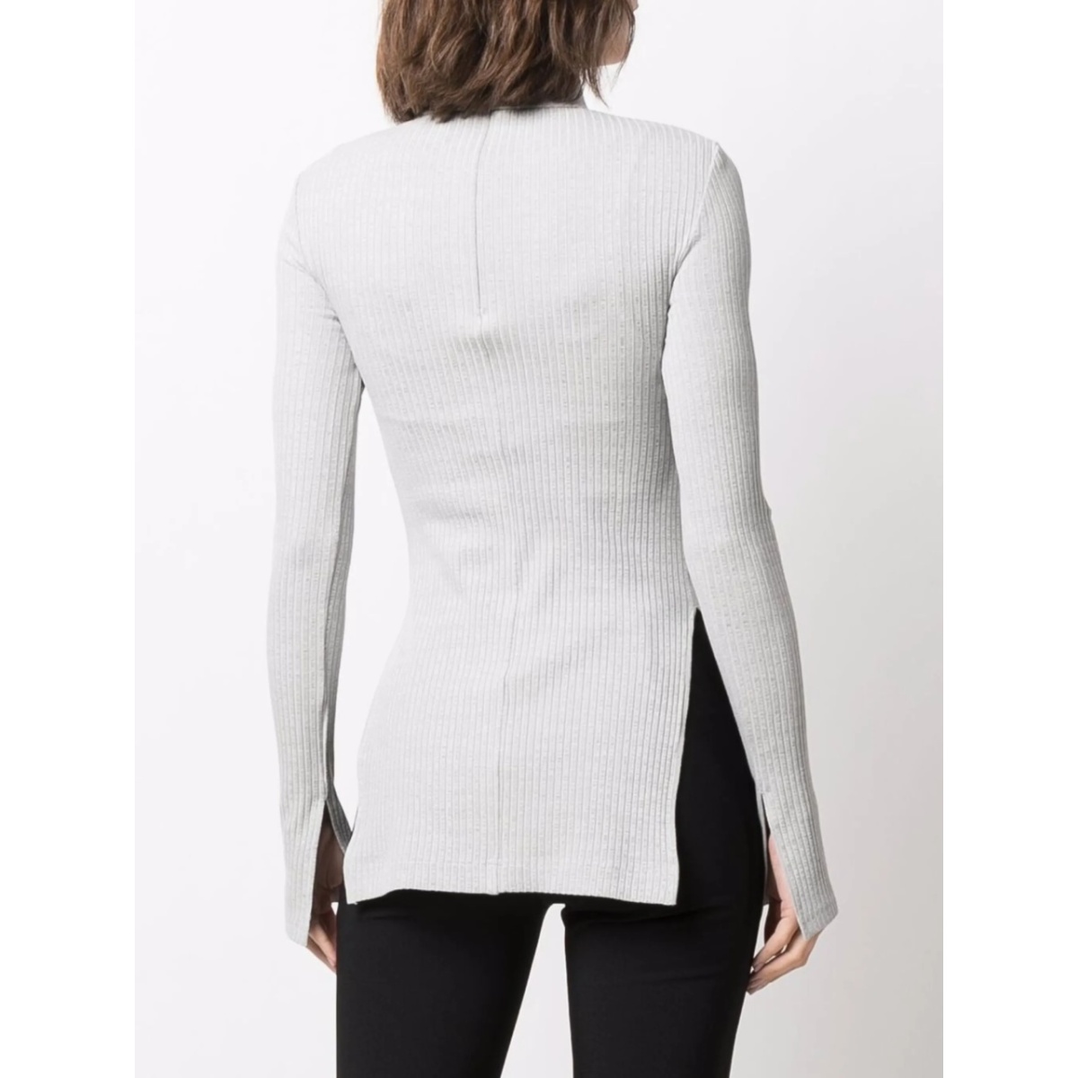 ribbed-knit long-sleeve top - Img 4