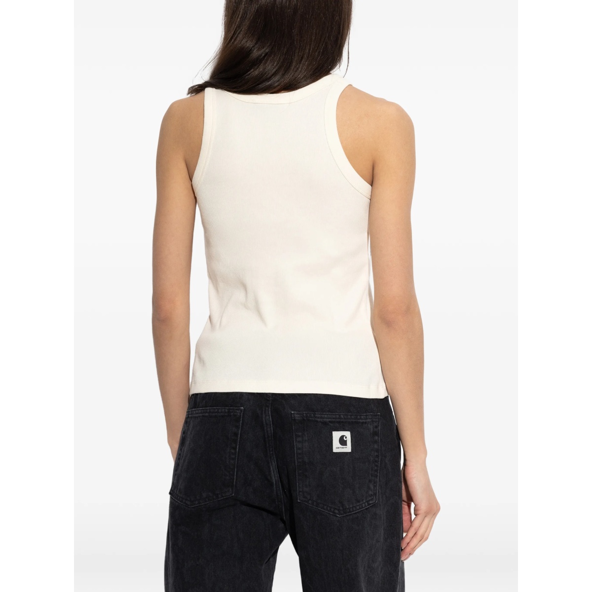 ribbed logo tank top - Img 4