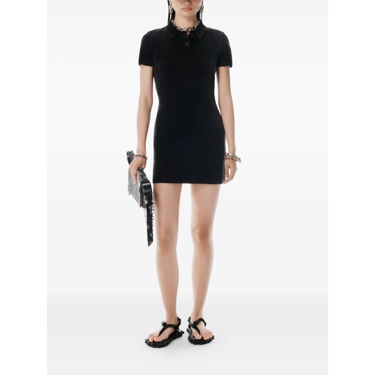 ribbed polo dress - Img 2