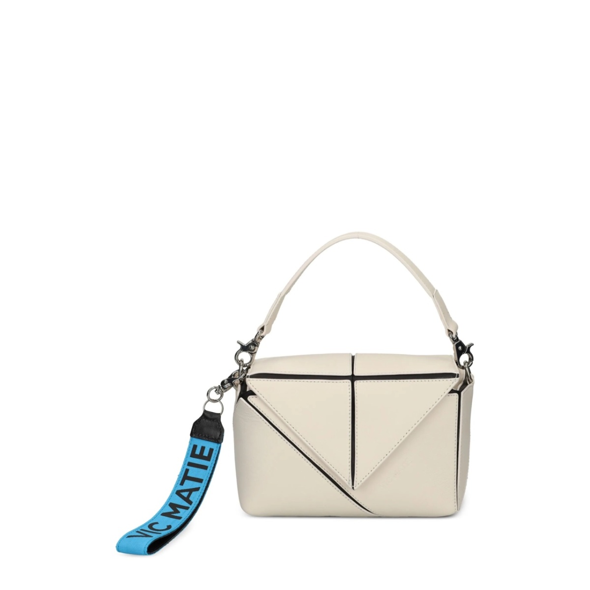 Rochelle geometric-panelled shoulder bag