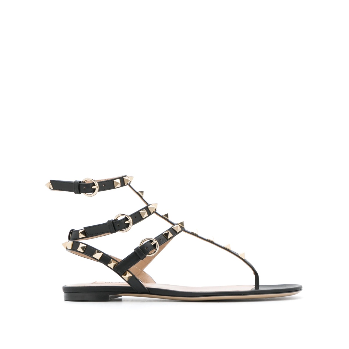 Rockstud caged flat sandals