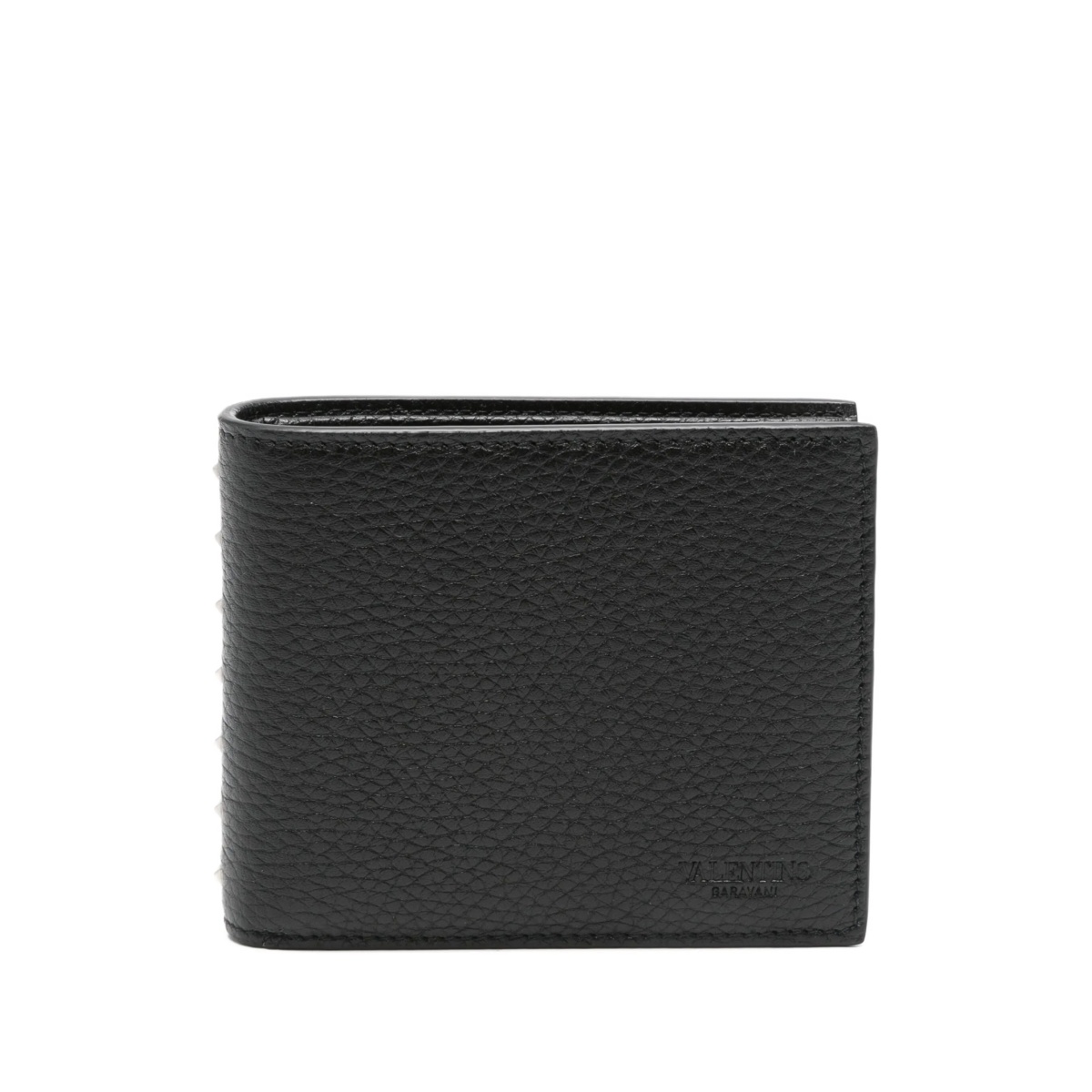 Rockstud leather wallet