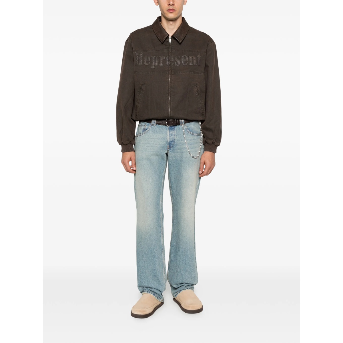 Roscoe logo collared bomber jacket - Img 2