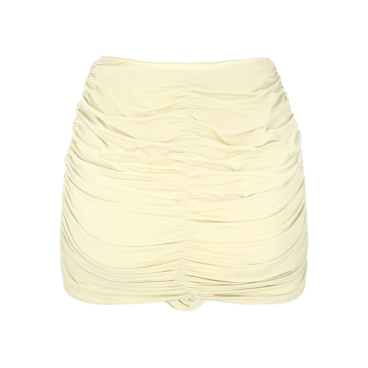 rose-embellished gathered mini skirt - Img 4