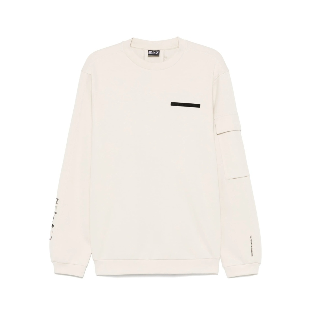 rubberised logo-print sweatshirt