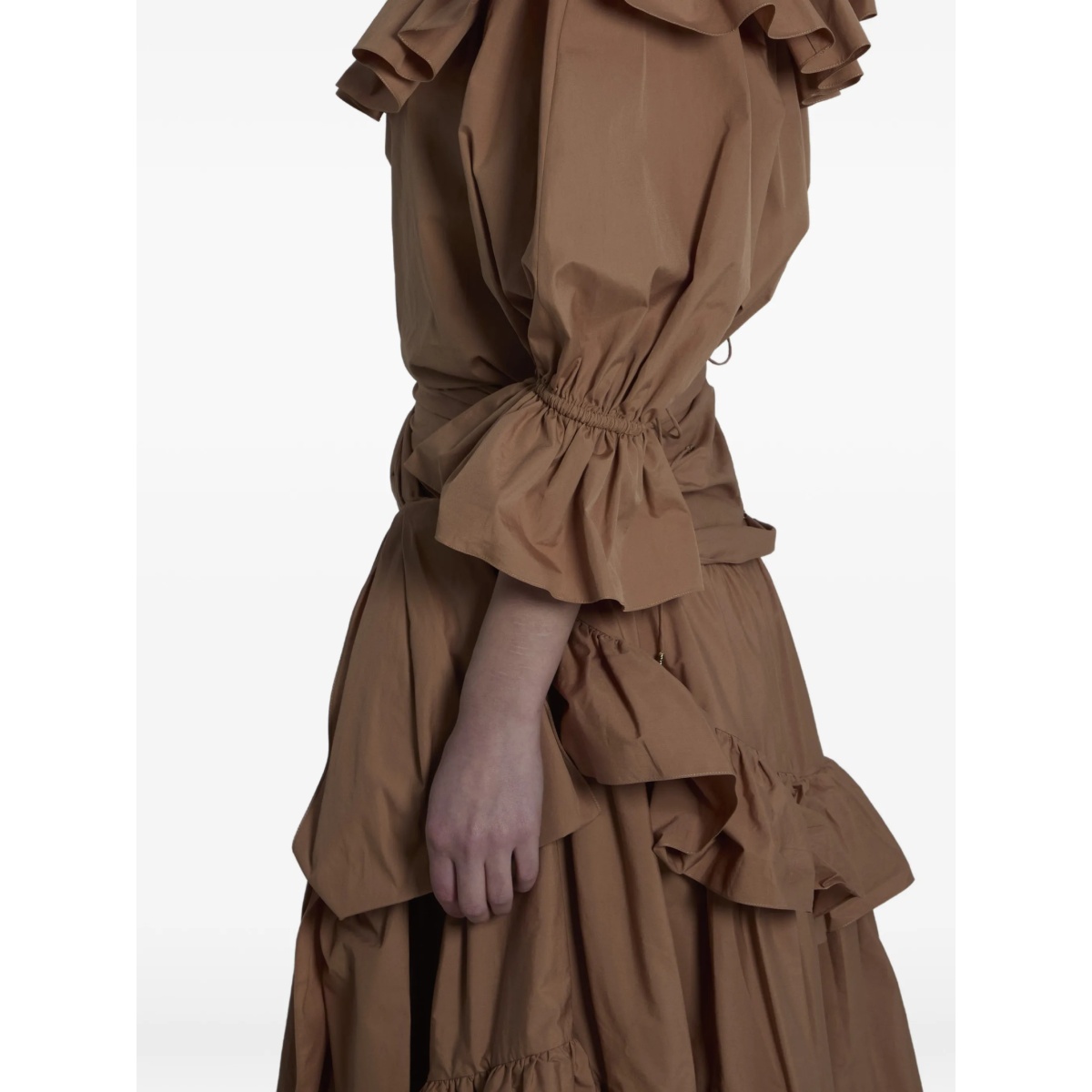 ruffled tiered midi skirt - Img 5