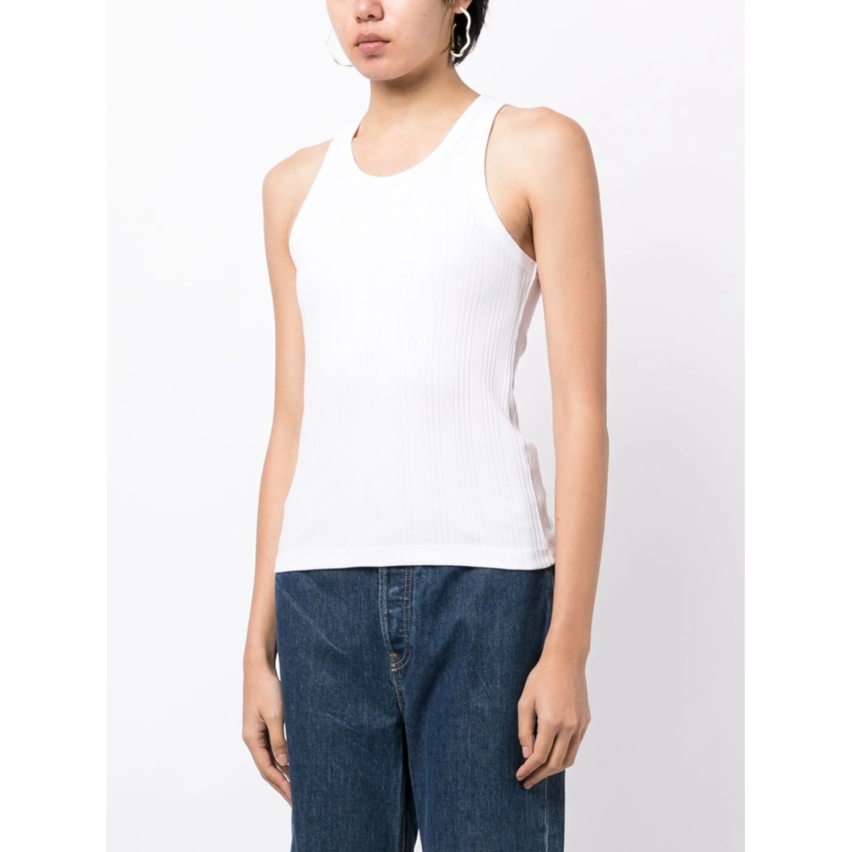scoop-neck sleeveless top - Img 3