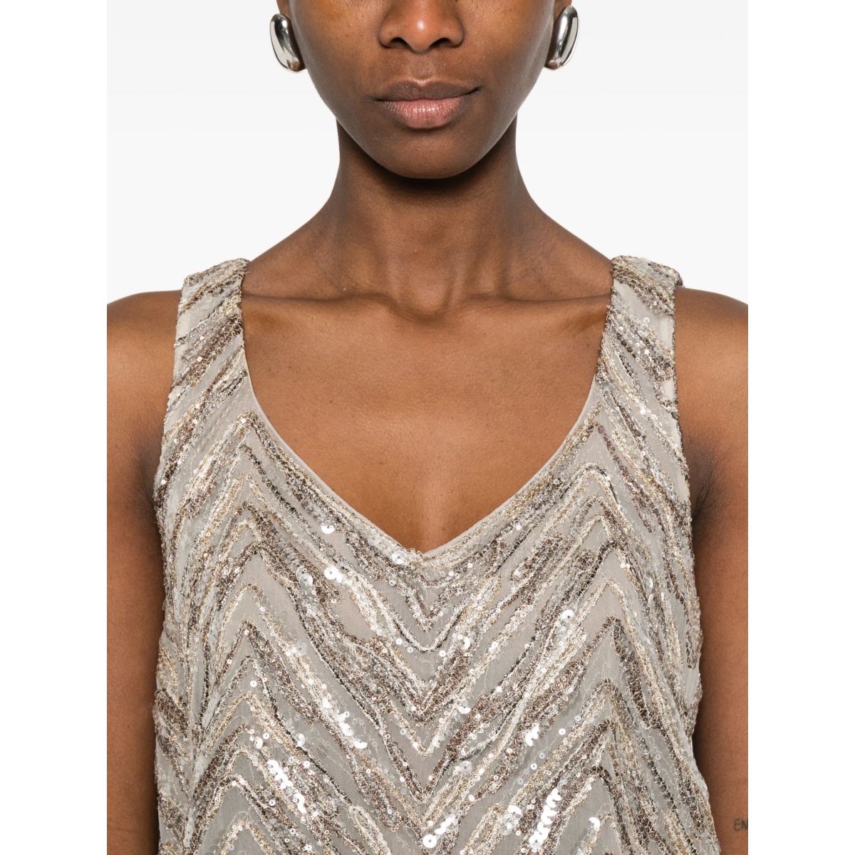sequin chevron top - Img 5