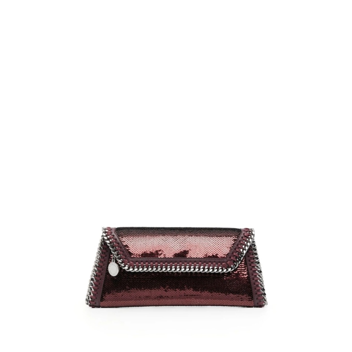 sequin-embellished clutch bag
