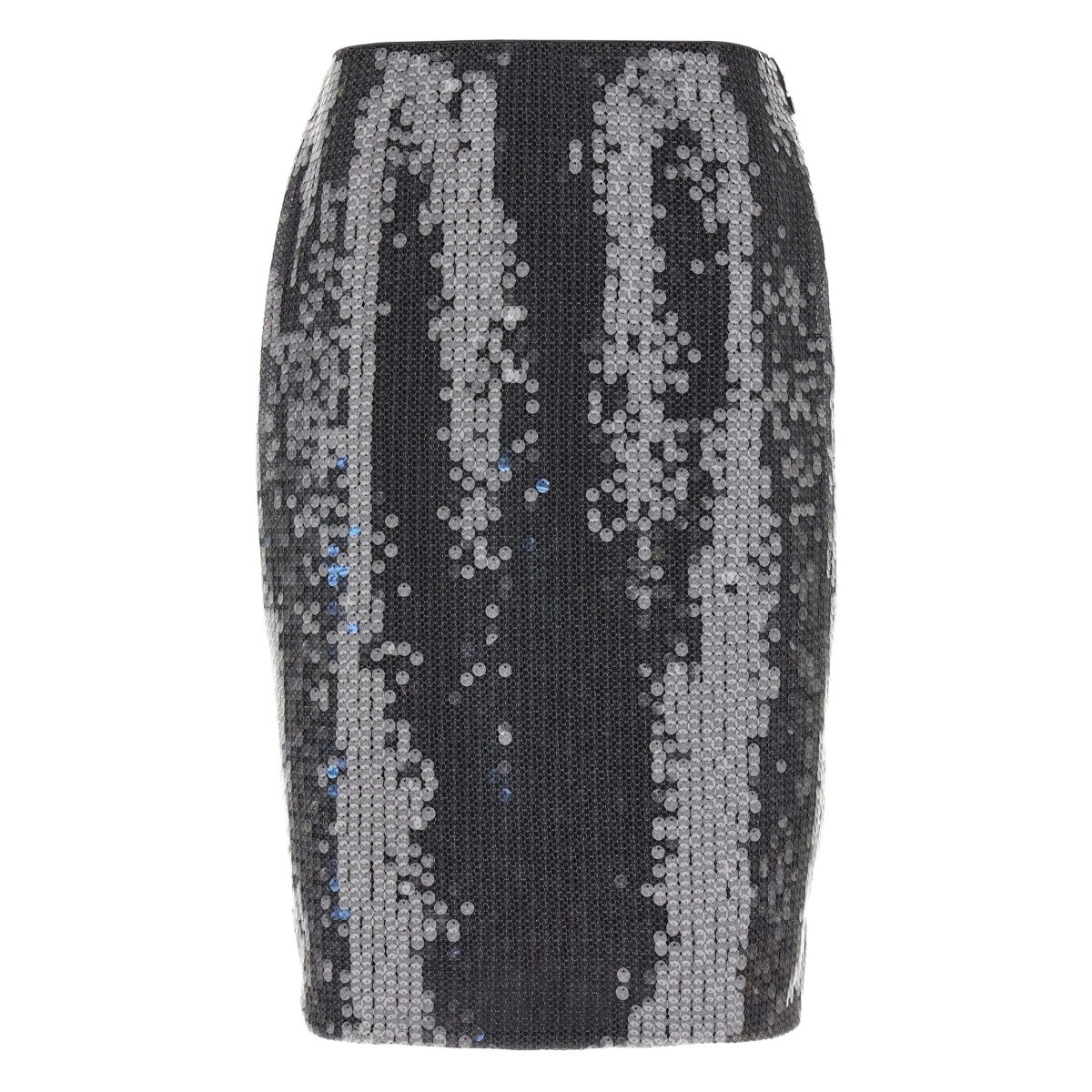 sequin midi straight skirt