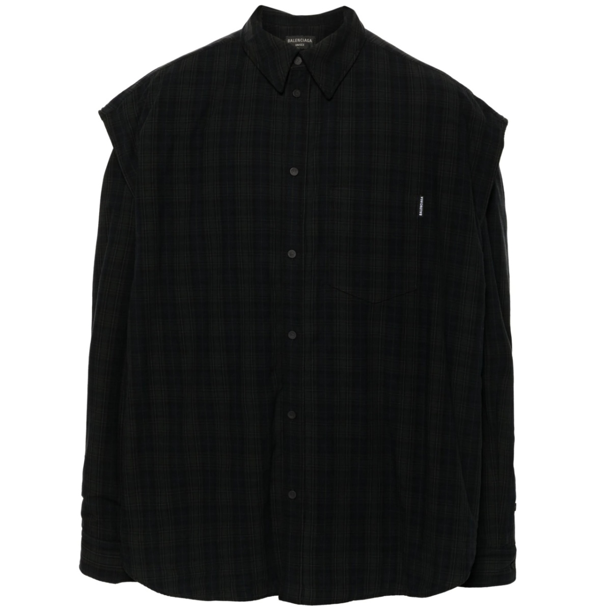 Shirt with removable sleeves