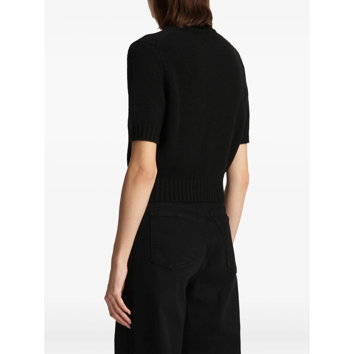 short-sleeve button-up cardigan - Img 4