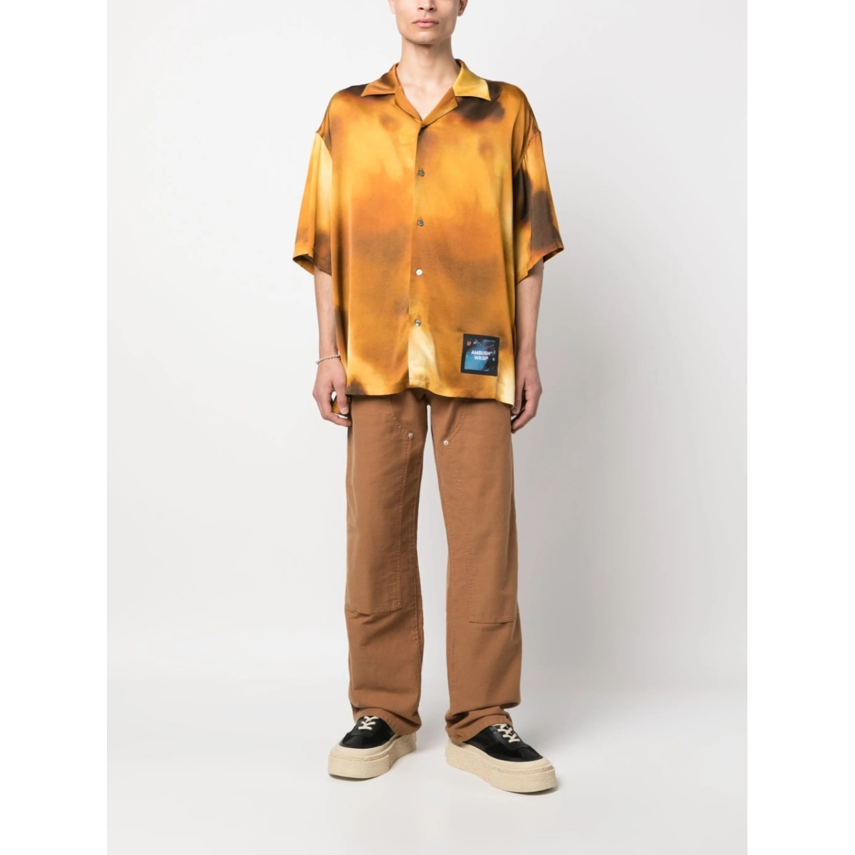 short-sleeved bowling shirt - Img 2