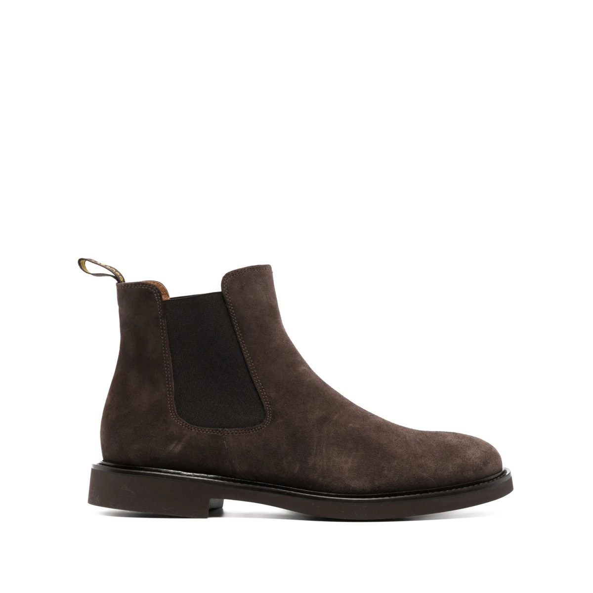 side-panel suede ankle boots