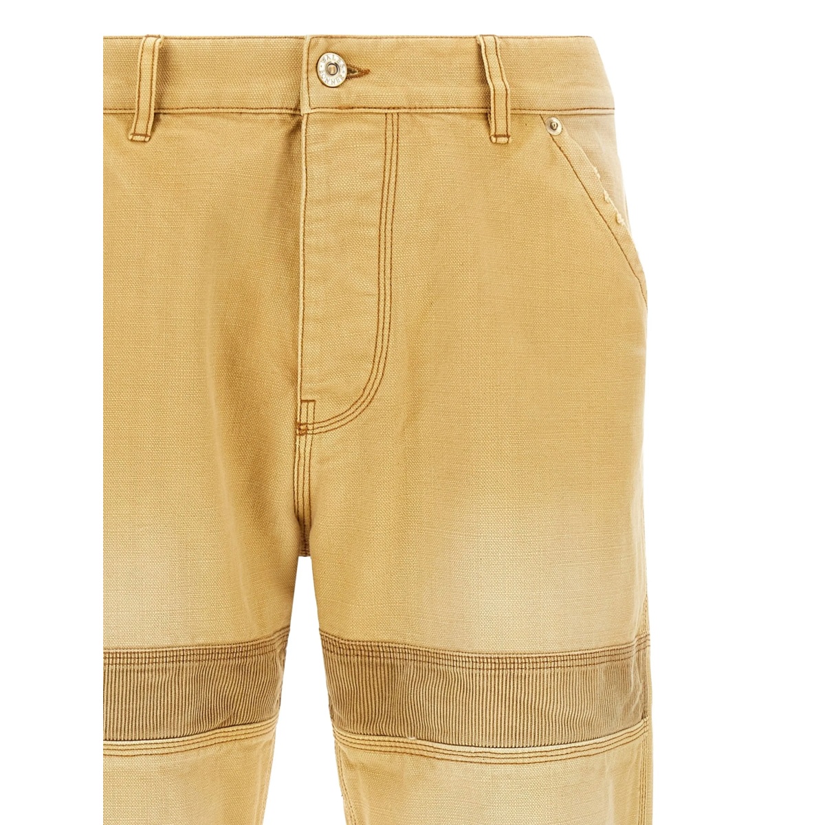 Sierra corduroy-panel canvas trousers - Img 3