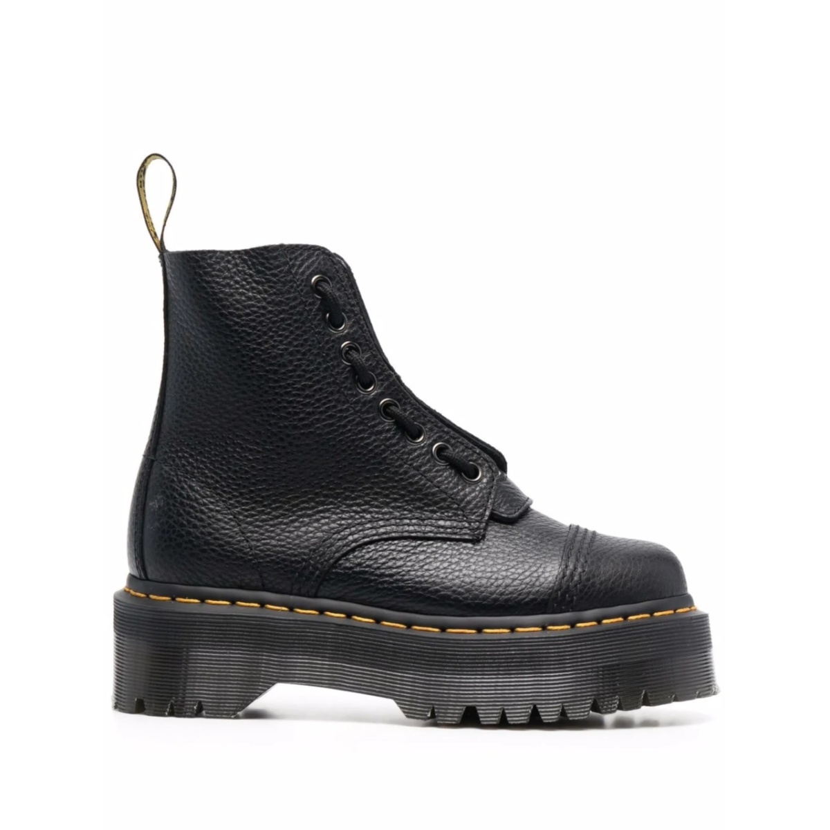 Sinclair leather platform boots