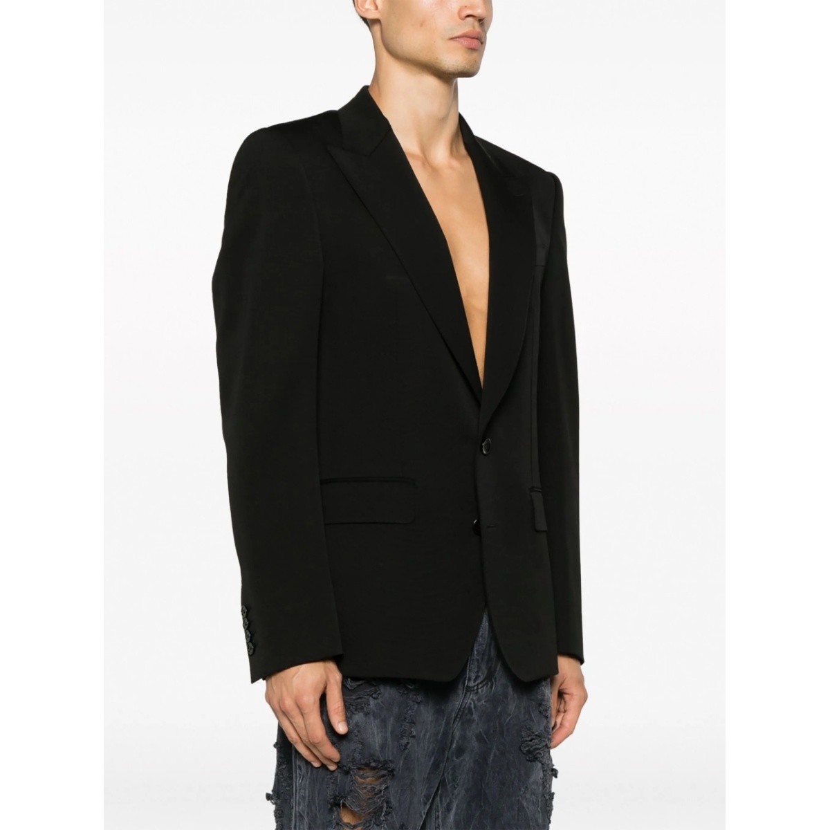 single-breasted blazer - Img 3