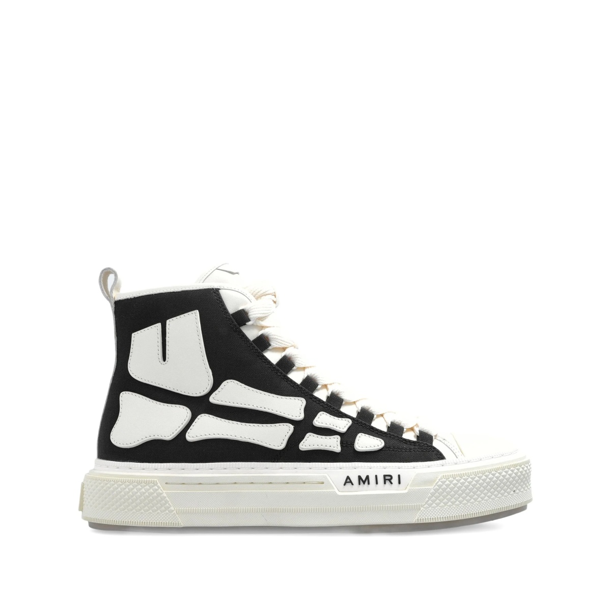 skeleton-print sneakers