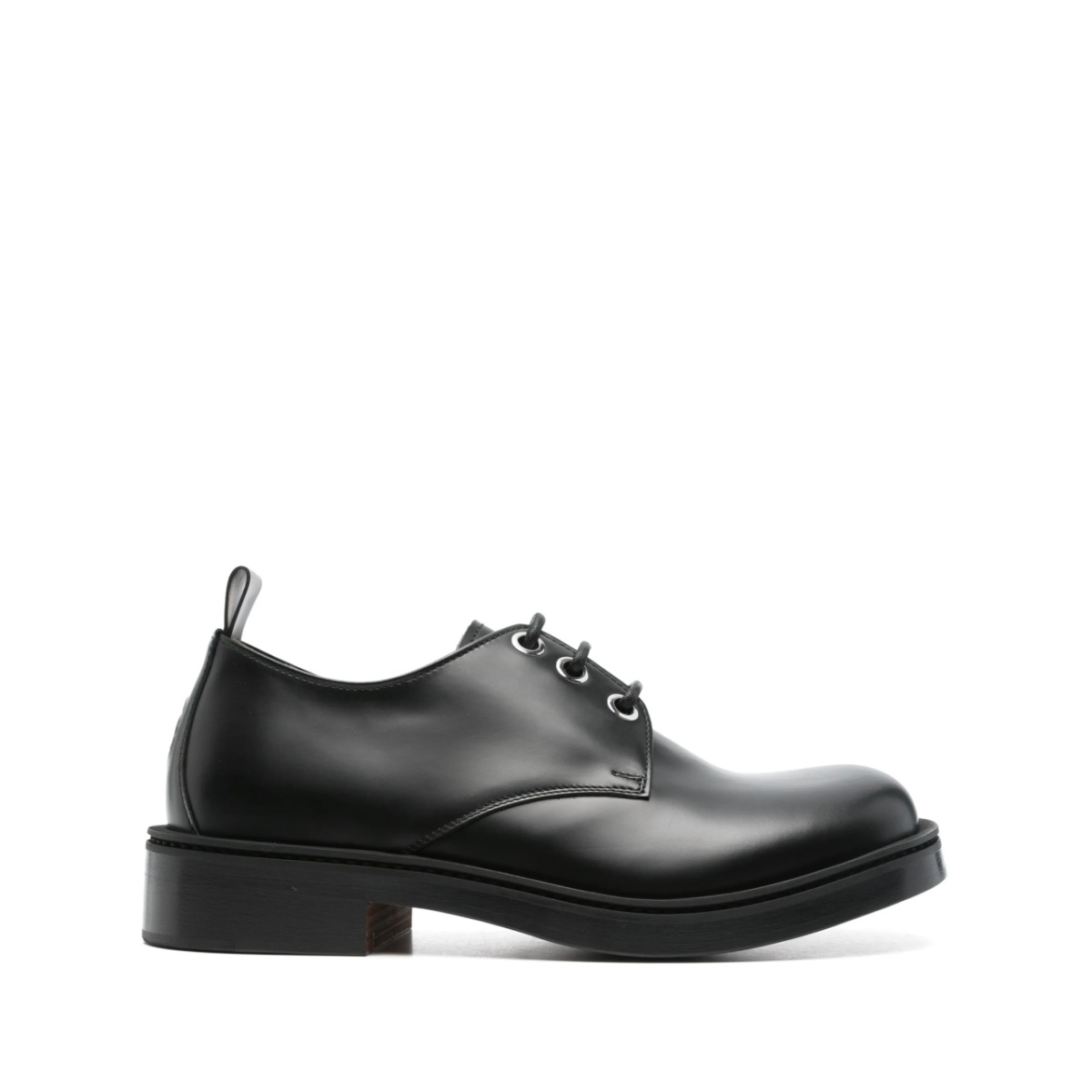 skull-embossed Derby shoes