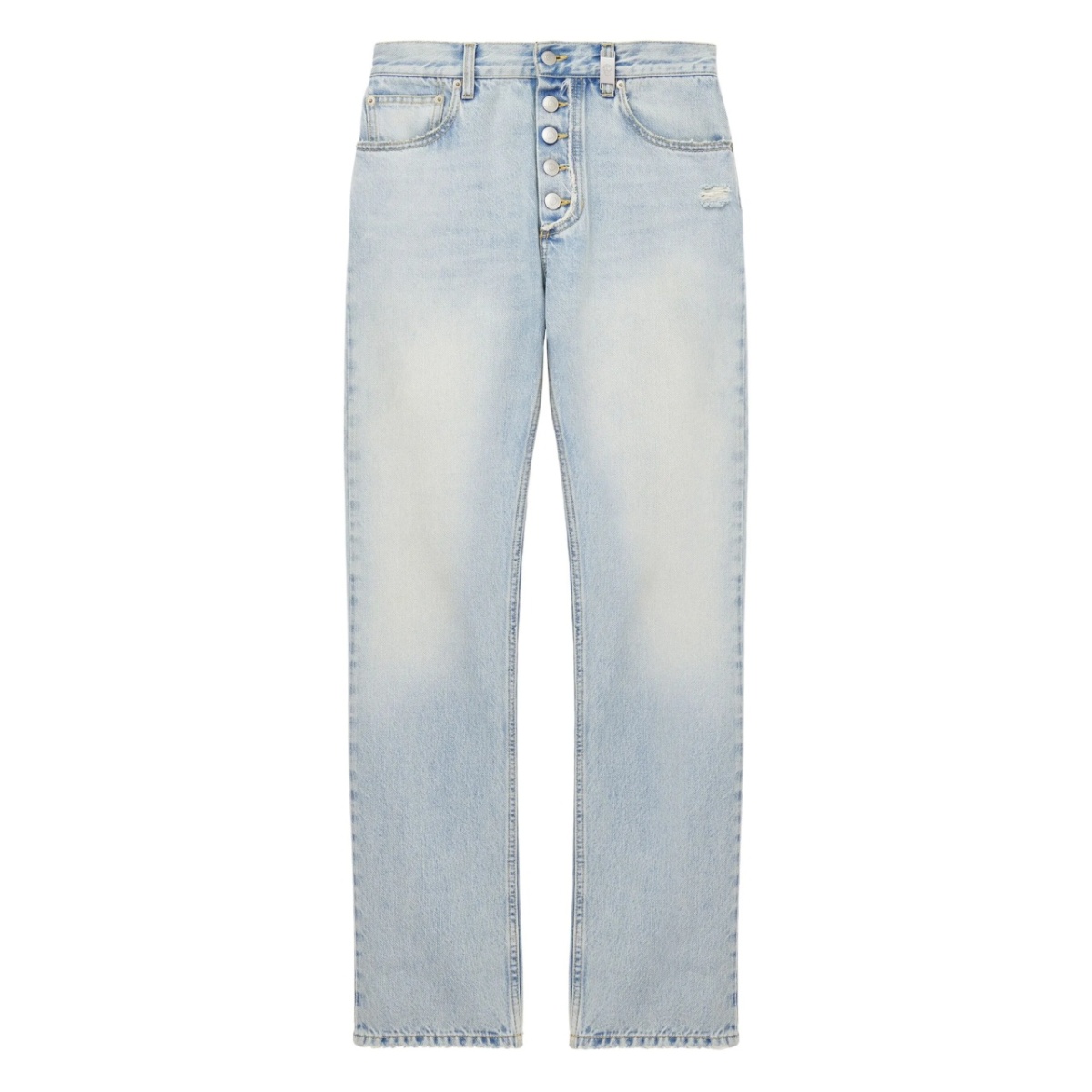 skull-plaque jeans