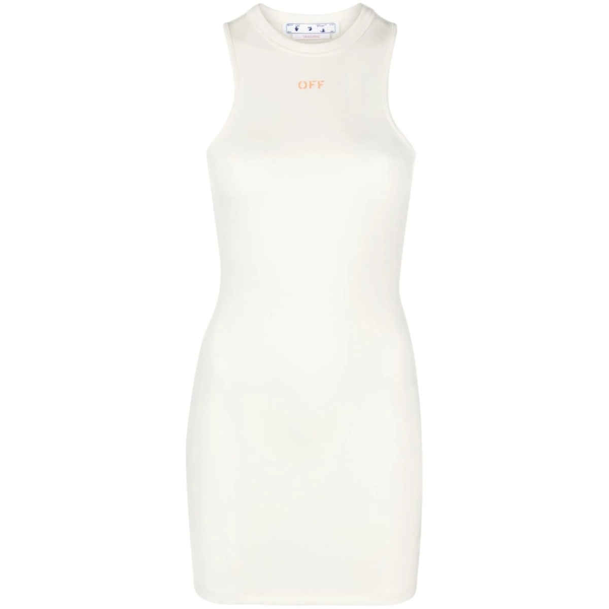 Sleek Rowing logo-print minidress