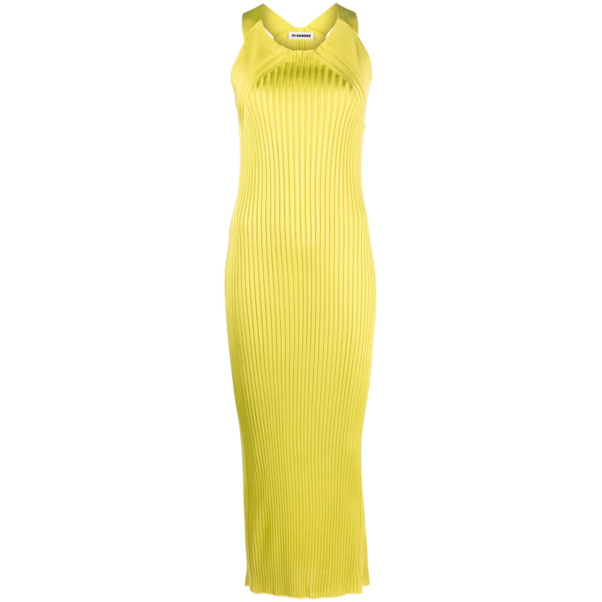 sleeveless ribbed maxi dress