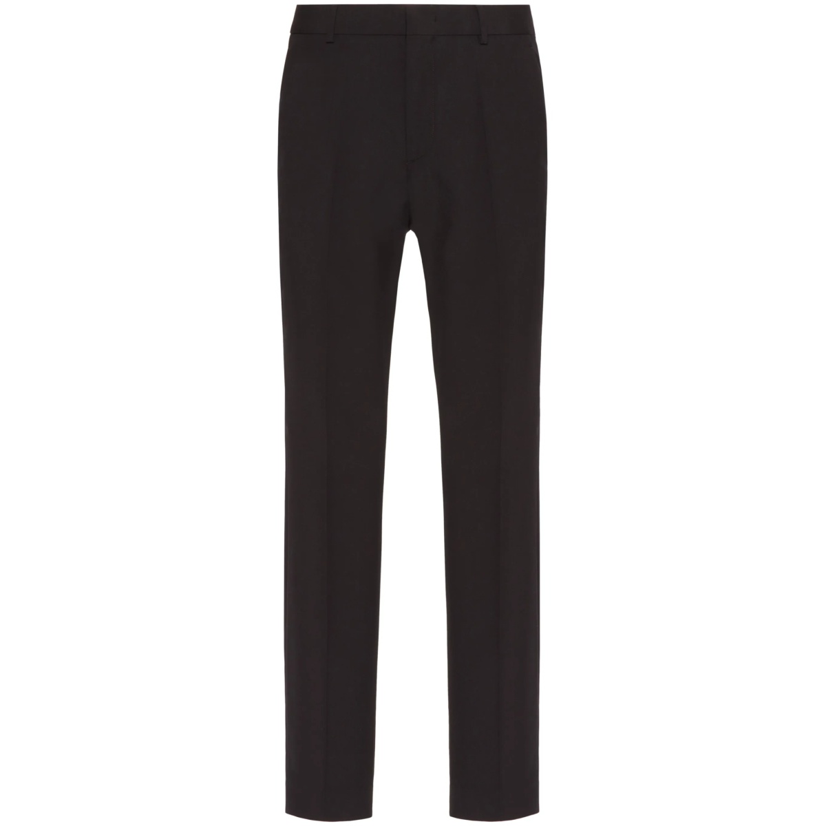 slim-cut tailored trousers
