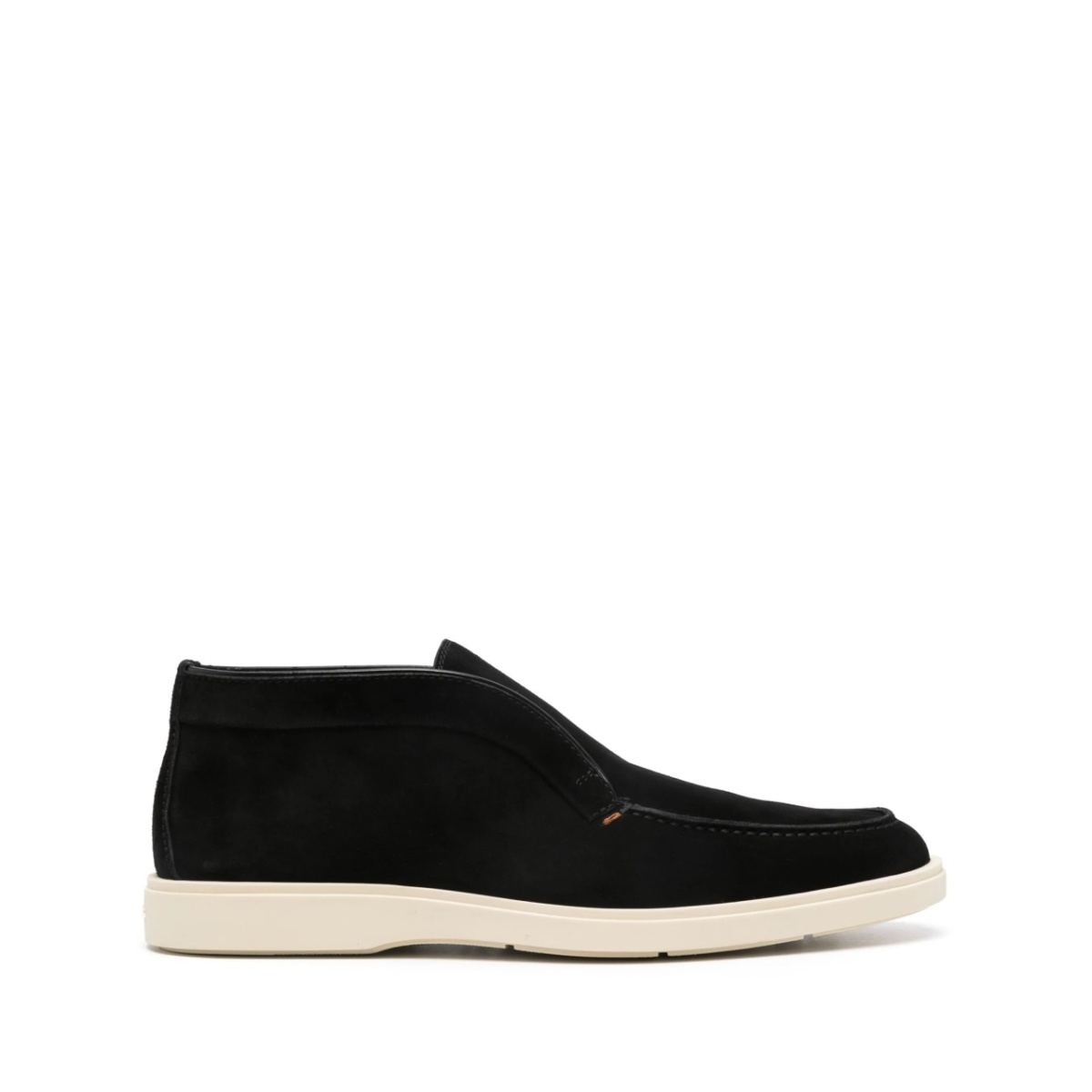 slip-on suede boots