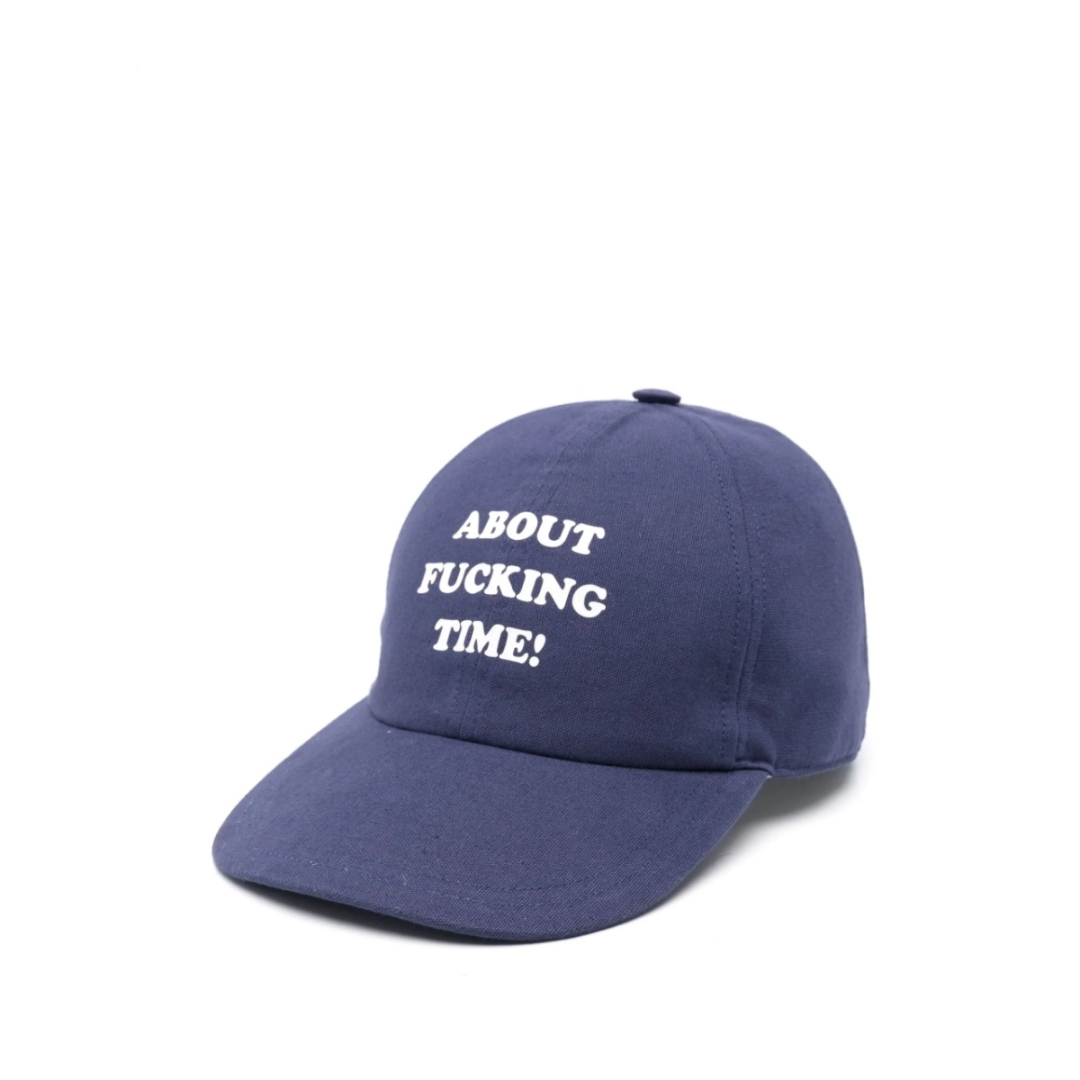 slogan-print cap