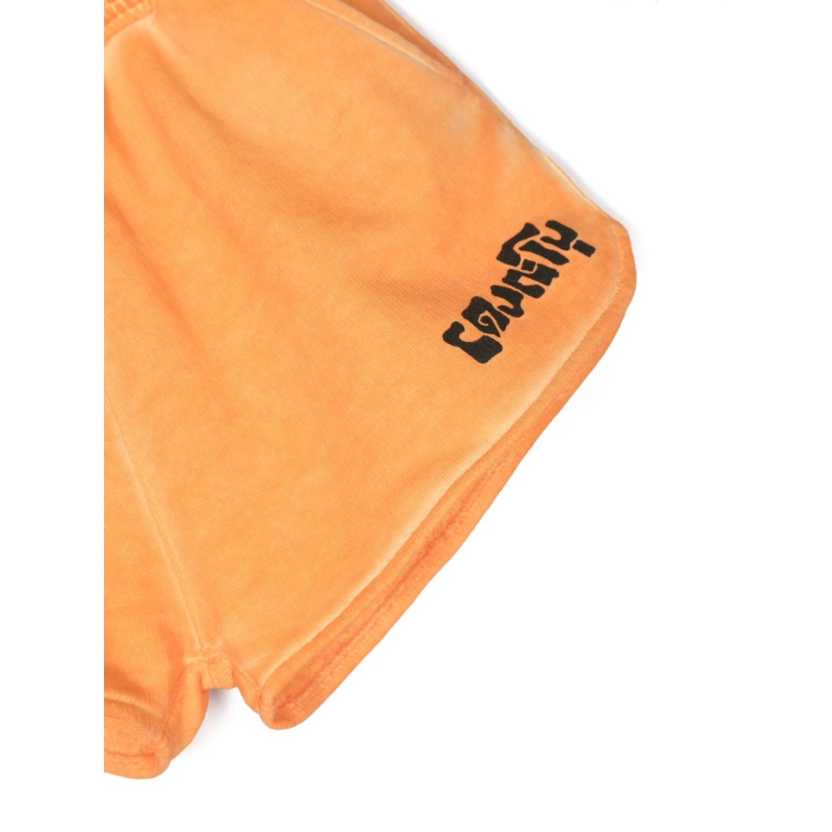 slogan-print cotton shorts - Img 3