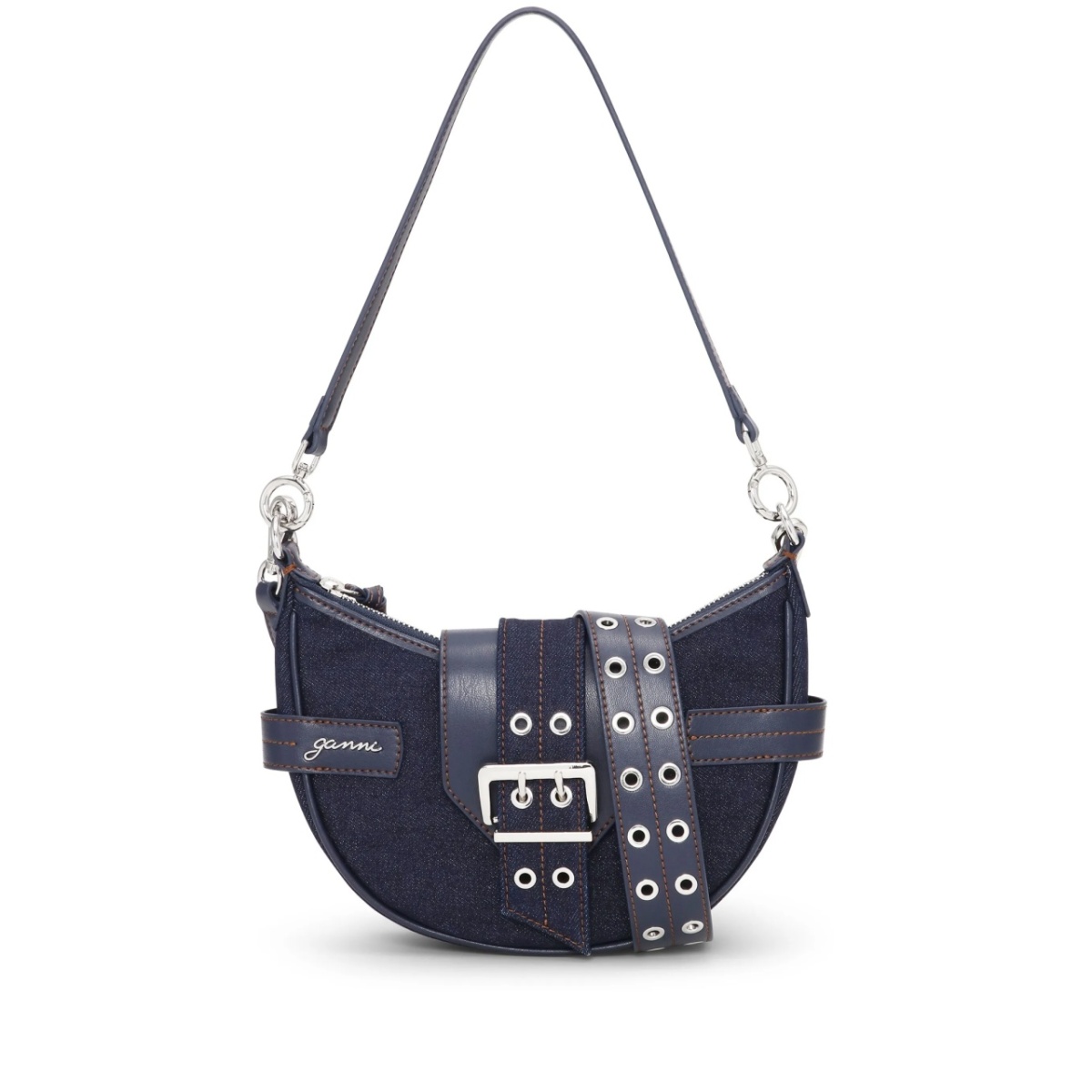 small Bucky denim crossody bag